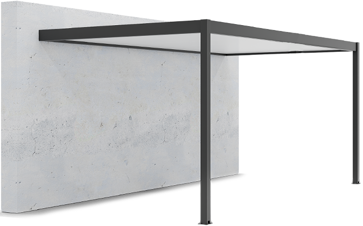 Carport - Modele - brevin Adosse 2P Extremite