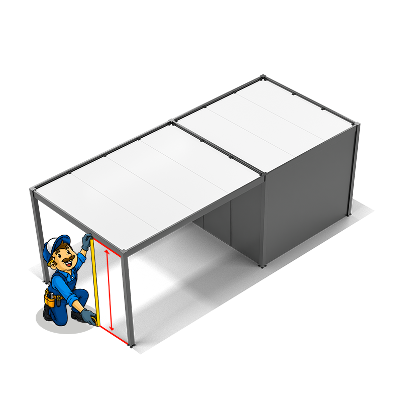 Hauteur caport Placar Box