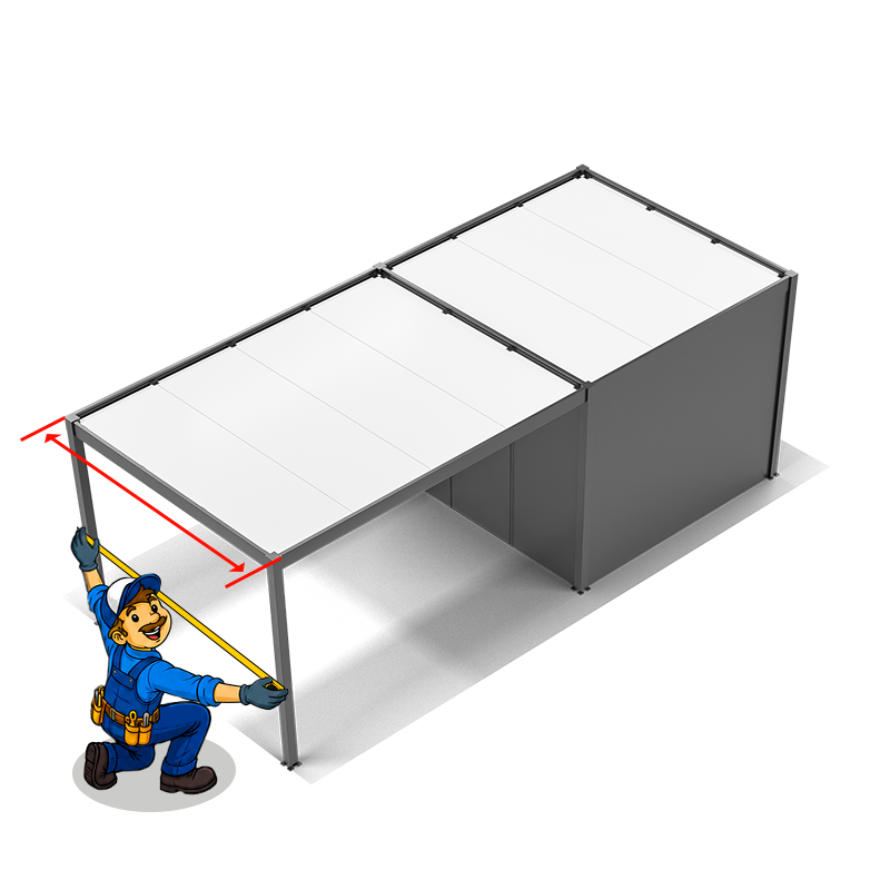 Largeur carport Placar Box
