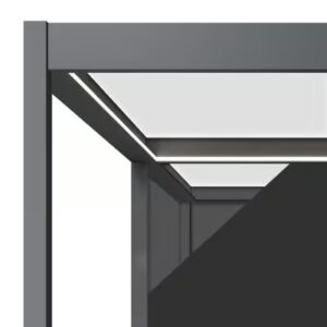 Carport éclairage sans abri de jardin